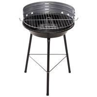 Holzkohlegrill Pablo - Schwarz/Grau, Metall (36/56/47cm) - Homezone