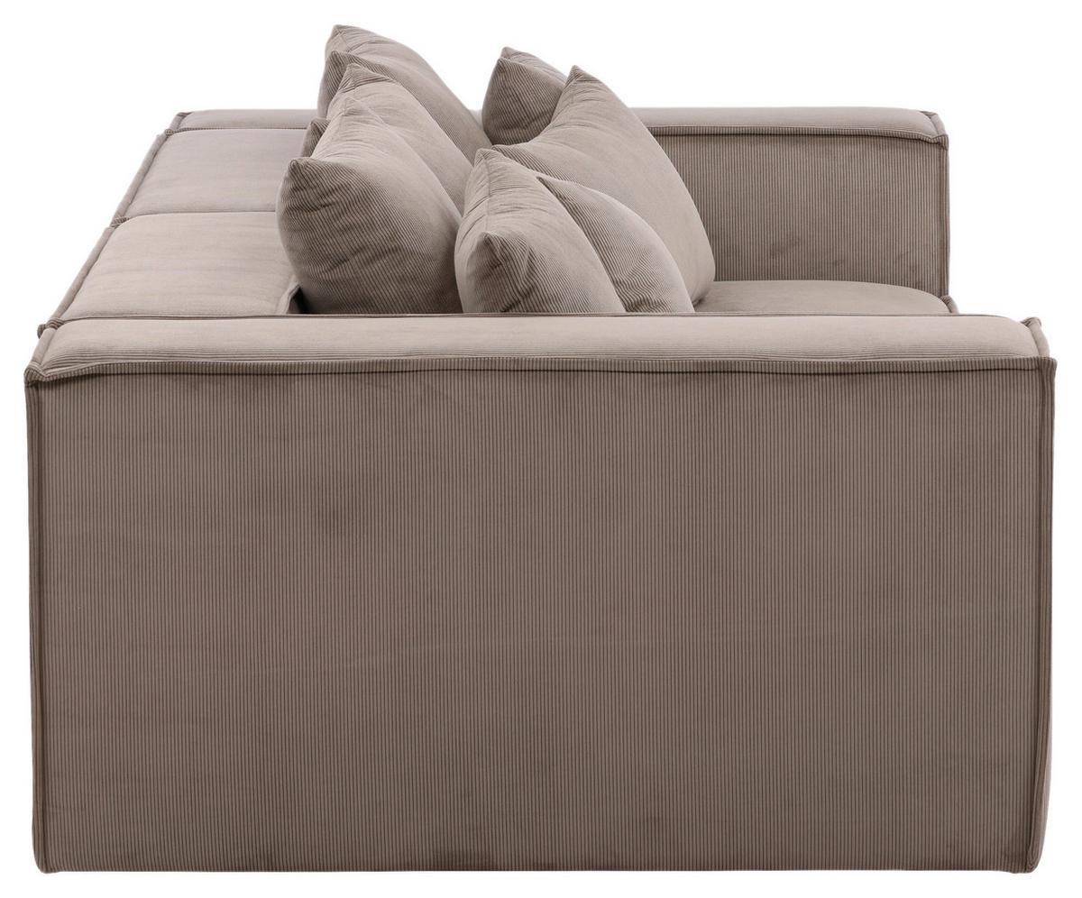 2-Sitzer-Sofa Gillholmen - Braun, Design, Holz/Kunststoff (232/80/116cm) - Livetastic