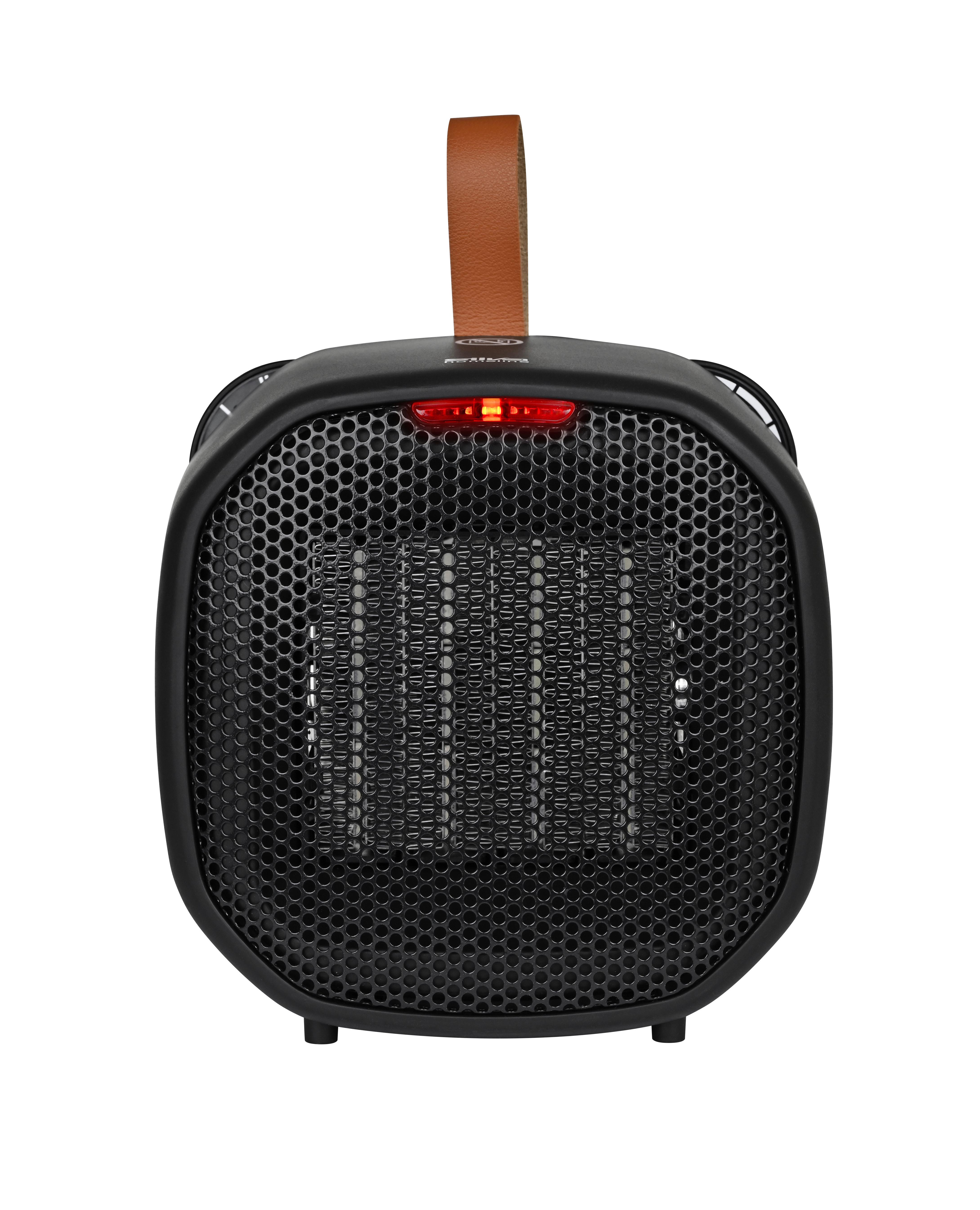 Heizlüfter, Schwarz, 1400W Silva Hl-M 500 Schwarz - Schwarz, Basics, Kunststoff (16,5/16,5/10,3cm) - Silva Homeline