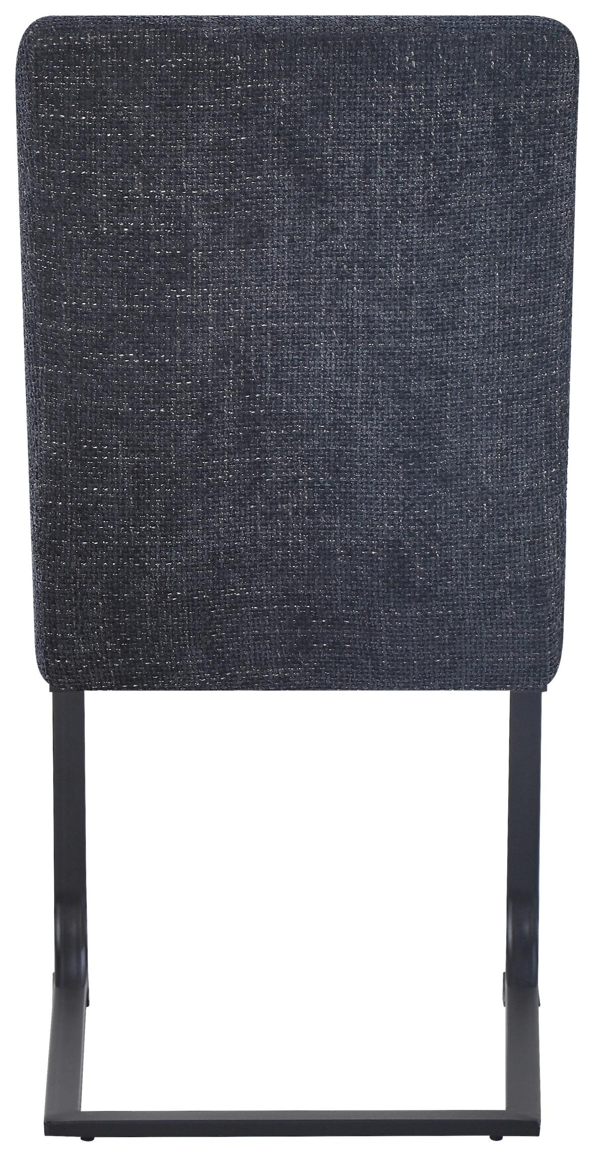 Houpací židle Luise 2 - černá, Moderní, kov/textil (48/92/60cm) - Mömax
