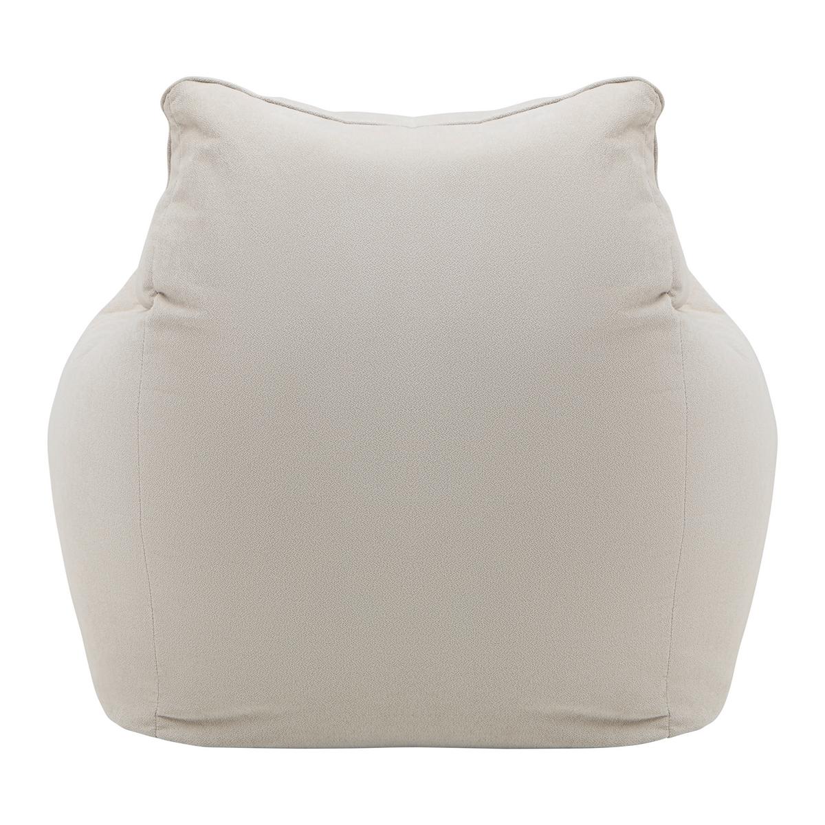 Sedací vak STORVIK, béžová, max. 90 kg - sivobiela/béžová, Modern, textil (100/75/100cm) - Mömax