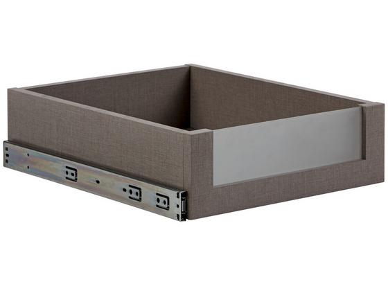 Schublade mit Glasfront und Komfortauszug