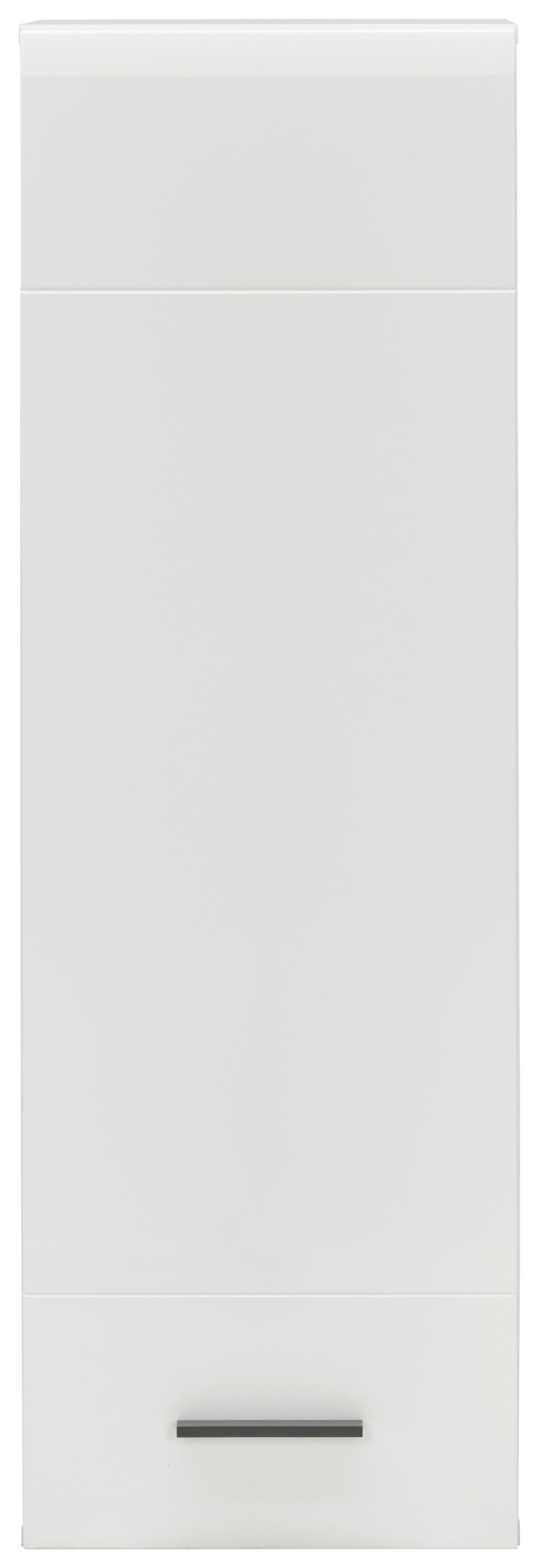 Hängevitrine Avanti Weiß, Anthrazit B: 40cm - Anthrazit/Weiß, MODERN, Holzwerkstoff (40/122/35cm) - Hom`in