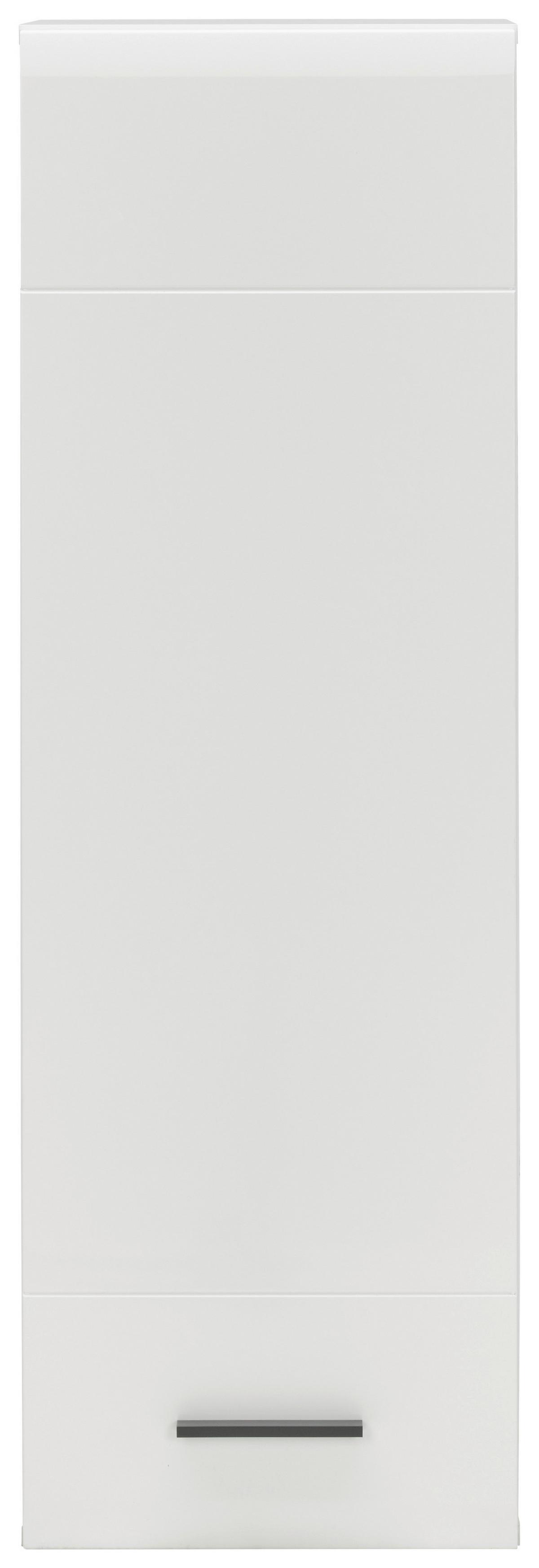 Hängevitrine Avanti Weiß, Anthrazit B: 40cm - Anthrazit/Weiß, MODERN, Holzwerkstoff (40/122/35cm) - Hom`in