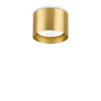 LED-Deckenleuchte Ottone Messingfarben D: 10 cm - Messingfarben, Basics, Metall (10/6,5cm) - Ideal Lux