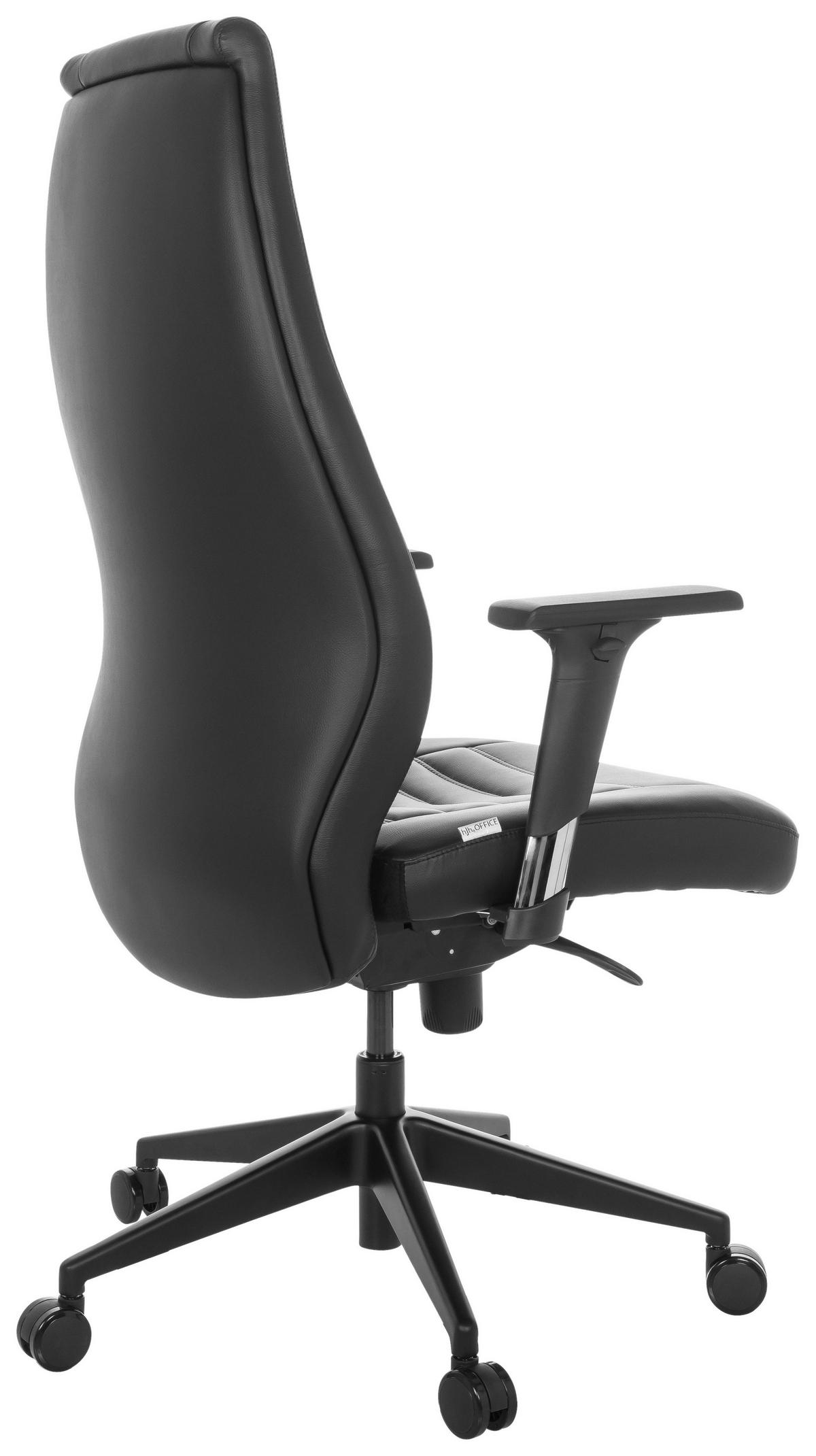 Drehstuhl Vitoro B - Schwarz, Basics, Kunststoff/Textil (67/119-129/76cm) - MID.YOU