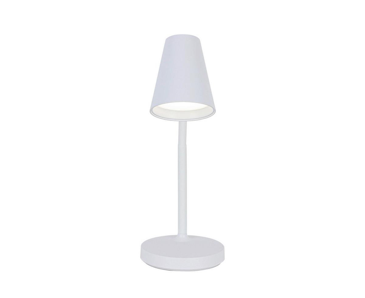 LED-Schreibtischleuchte Lura - Weiß, MODERN, Kunststoff/Metall (13/13/42cm) - Luca Bessoni