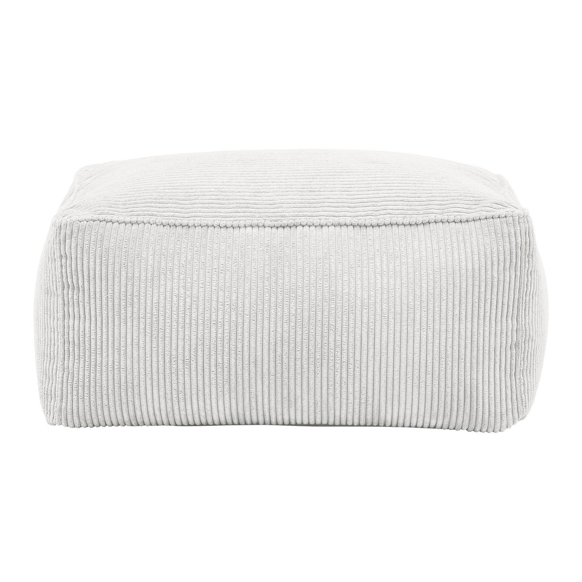 Taburetka CAROLINE, biely menčester, max. 80 kg - biela, Modern, textil (80/38/50cm) - Mömax