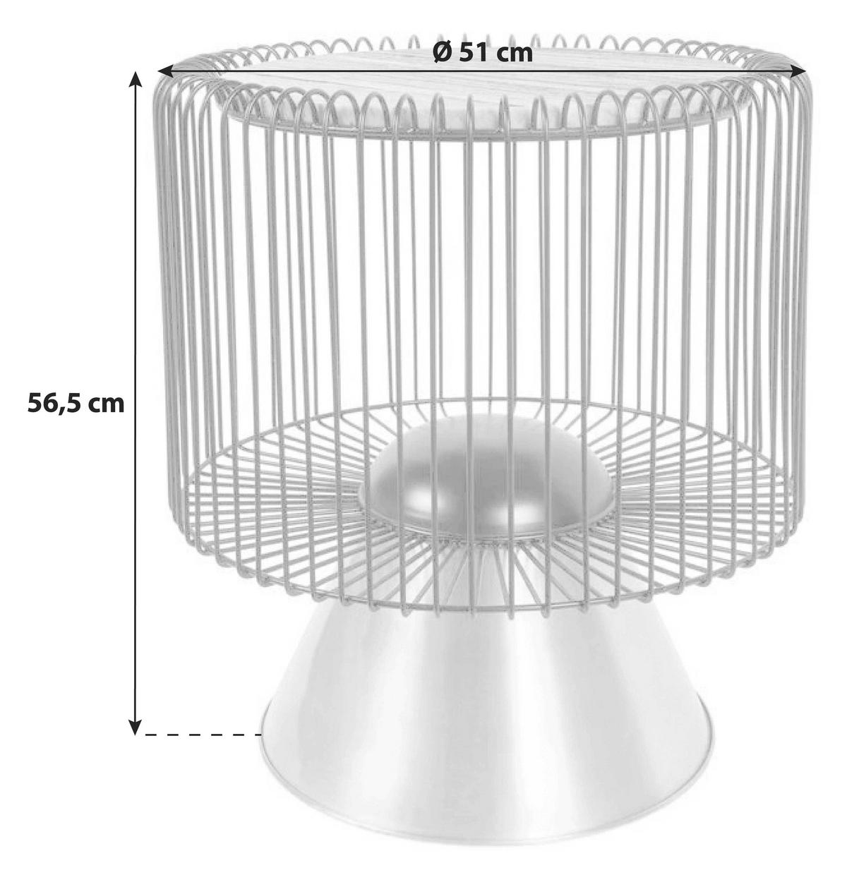 Beistelltisch Malibu Grün/Goldfarben/Schwarz - Goldfarben/Schwarz, Basics, Stein/Metall (51/56,5/51cm) - Kayoom