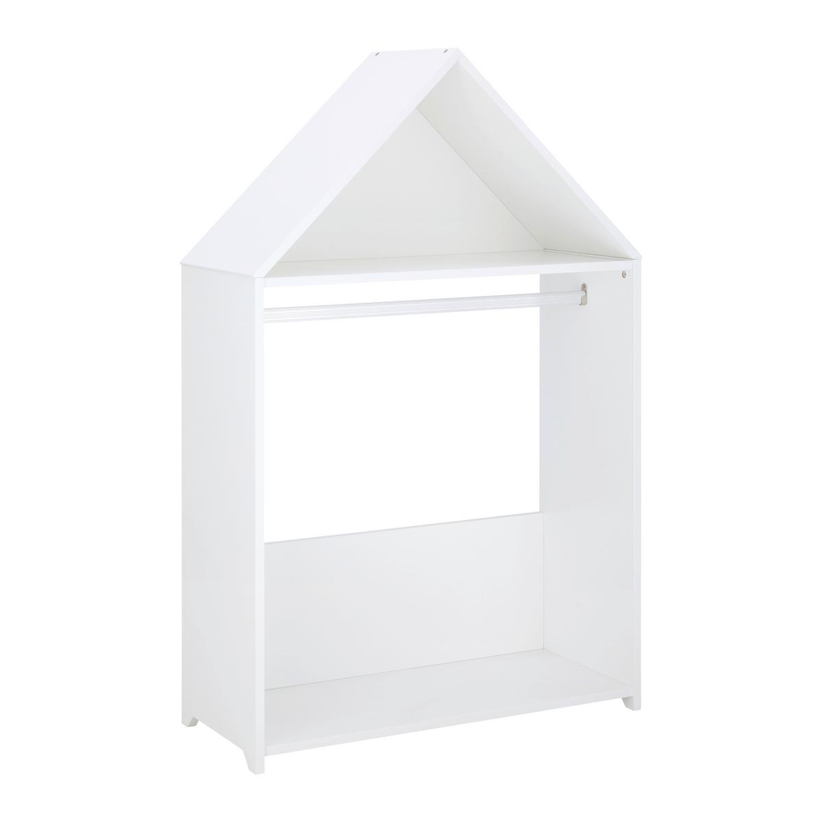 Detský regál LIA - biela, Modern (84/136/36cm) - Bessagi Kids