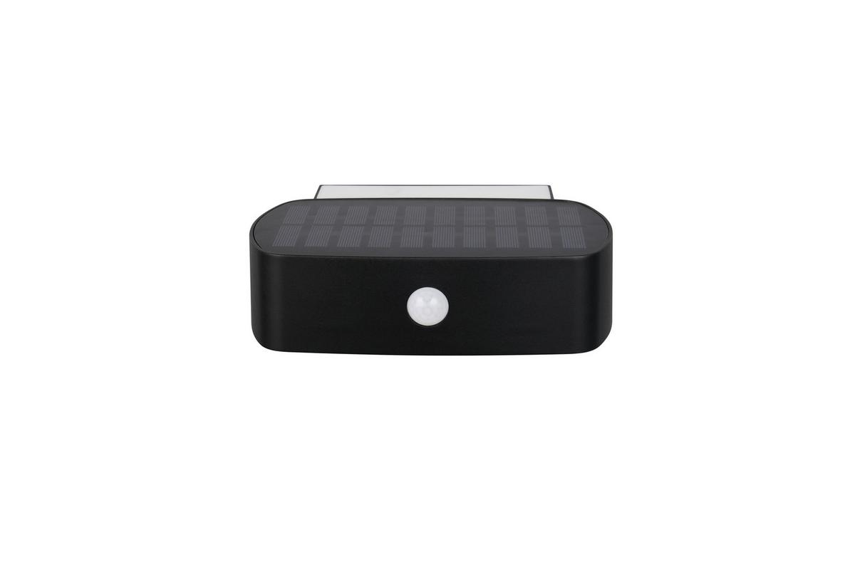 Außenwandleuchte Bilbao Schwarz B: 6 cm - Schwarz, Design, Kunststoff (21,5/6/15,5cm)