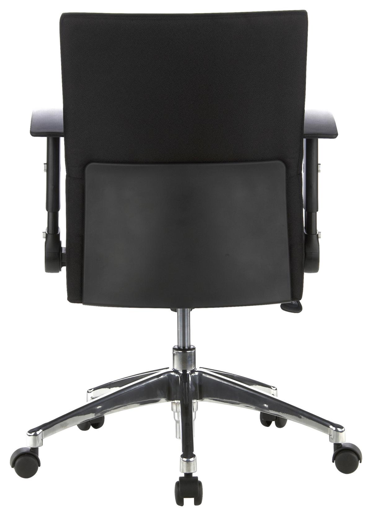 Drehstuhl Laguna Pro Schwarz - Schwarz, MODERN, Kunststoff/Textil (56/103/43cm) - MID.YOU