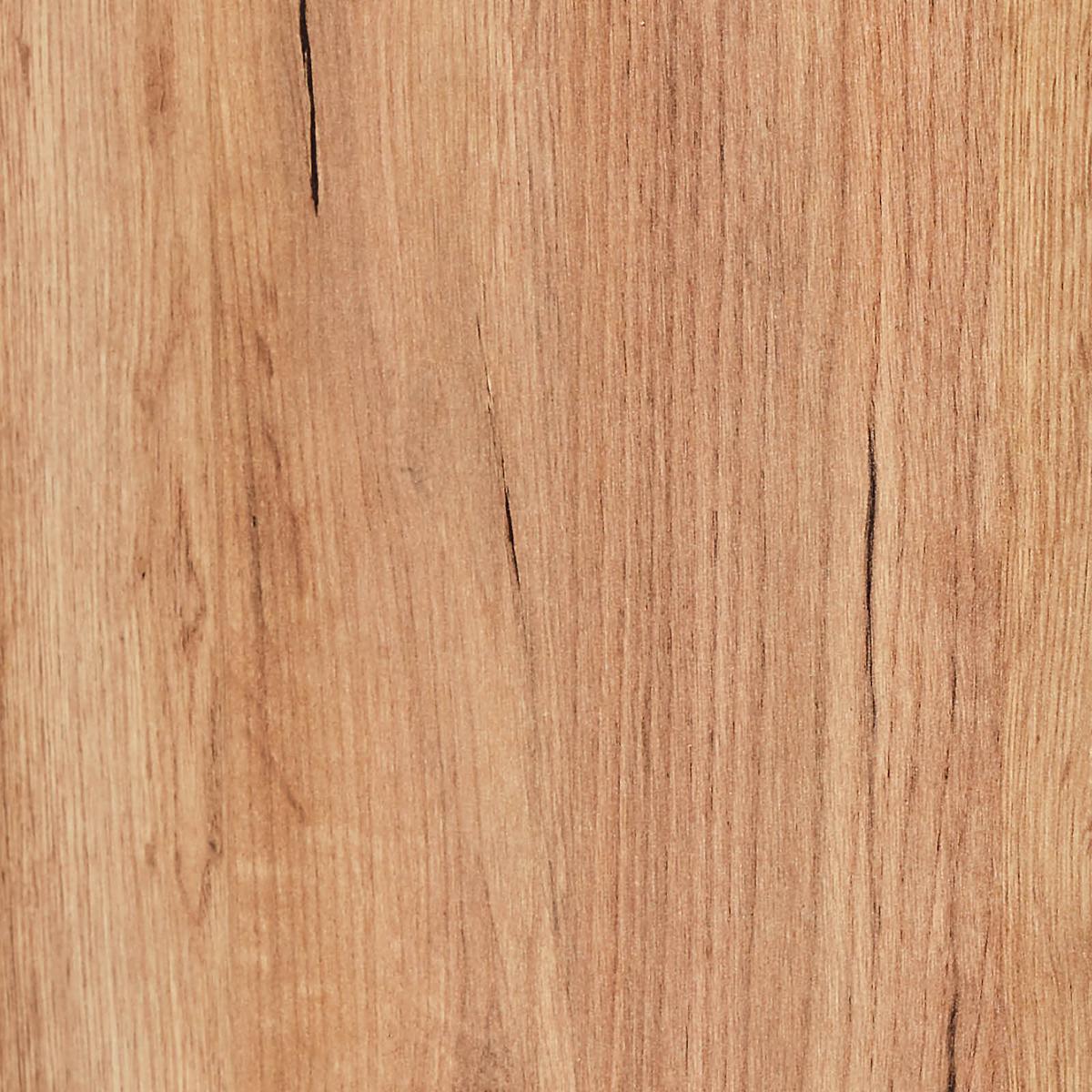Aufsatzschrank 45cm Tio Weiß/ Kraft Eiche Dekor - Eichefarben/Weiß, KONVENTIONELL, Holzwerkstoff (45/43/37,5cm)