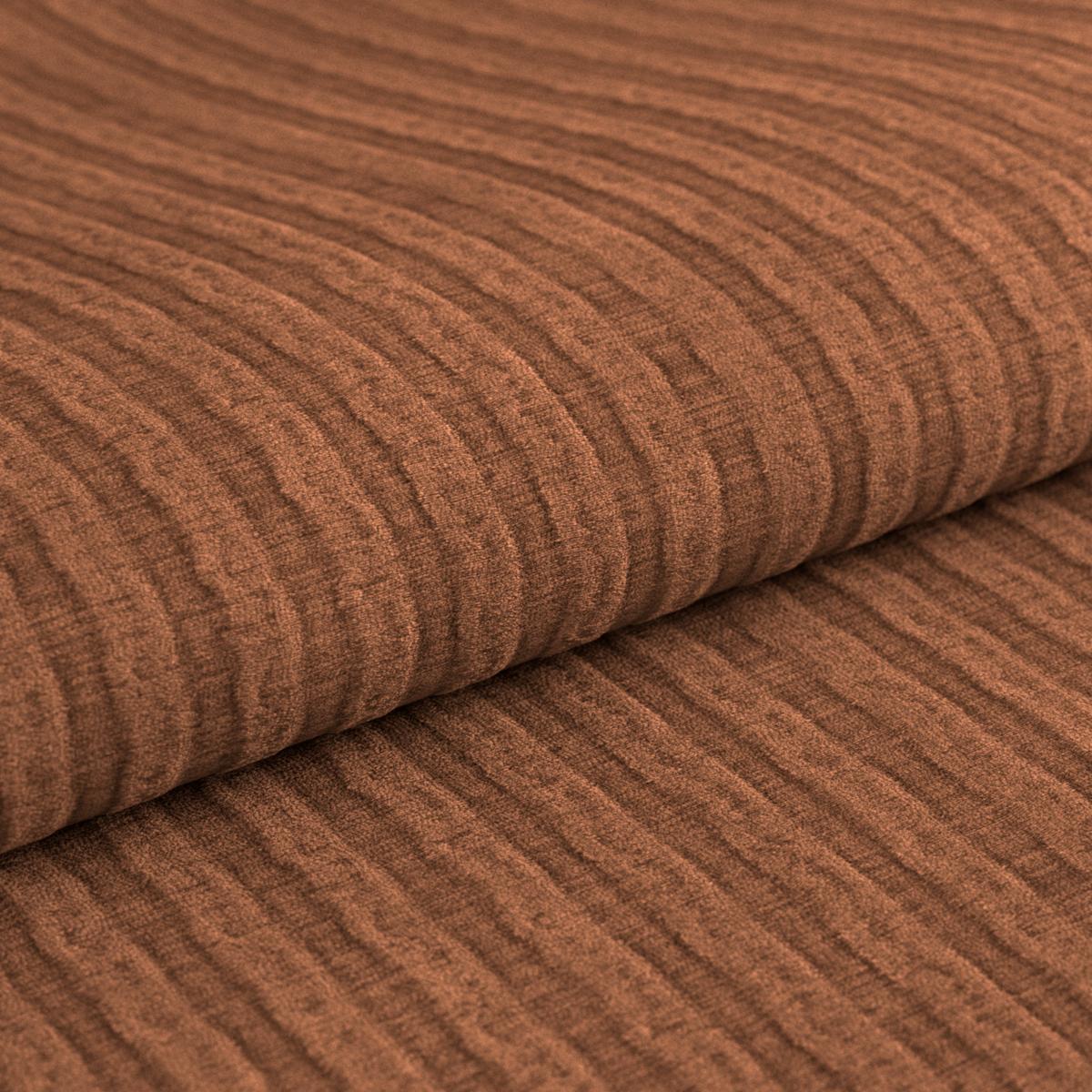Ecksofa Mit Schlaffunktion Gemini Terracotta 312x234 Cm - Chromfarben/Terracotta, KONVENTIONELL, Textil (312/234cm)