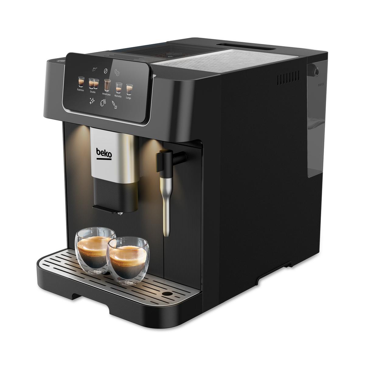 Kaffeevollautomat Ce6000 Ceg 7302 B - Schwarz, MODERN, Metall (27/41,2/35,9cm) - Beko