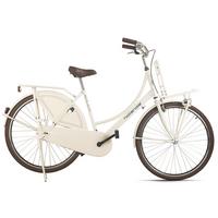 Citybike Hollandia Royal Dutch Singlespeed, Weiß, 28 Zoll - Weiß, Basics, Metall (25/140/60cm)