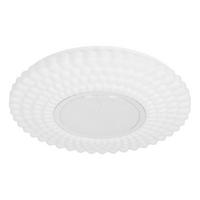 LED-Deckenleuchte 13-34250 Uran - Chromfarben/Weiß, KONVENTIONELL, Kunststoff/Metall (38/38/7cm)