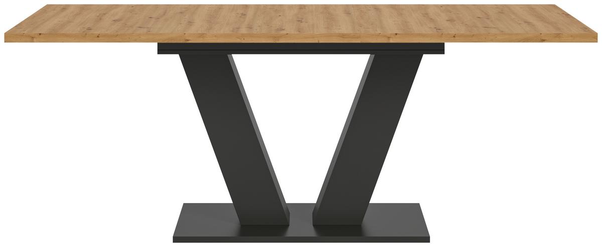 Ausziehtisch Marlon 150 Az 150-190x90x75 cm Artisan Grau - Trend, Holzwerkstoff (150-190/90/75cm) - MID.YOU