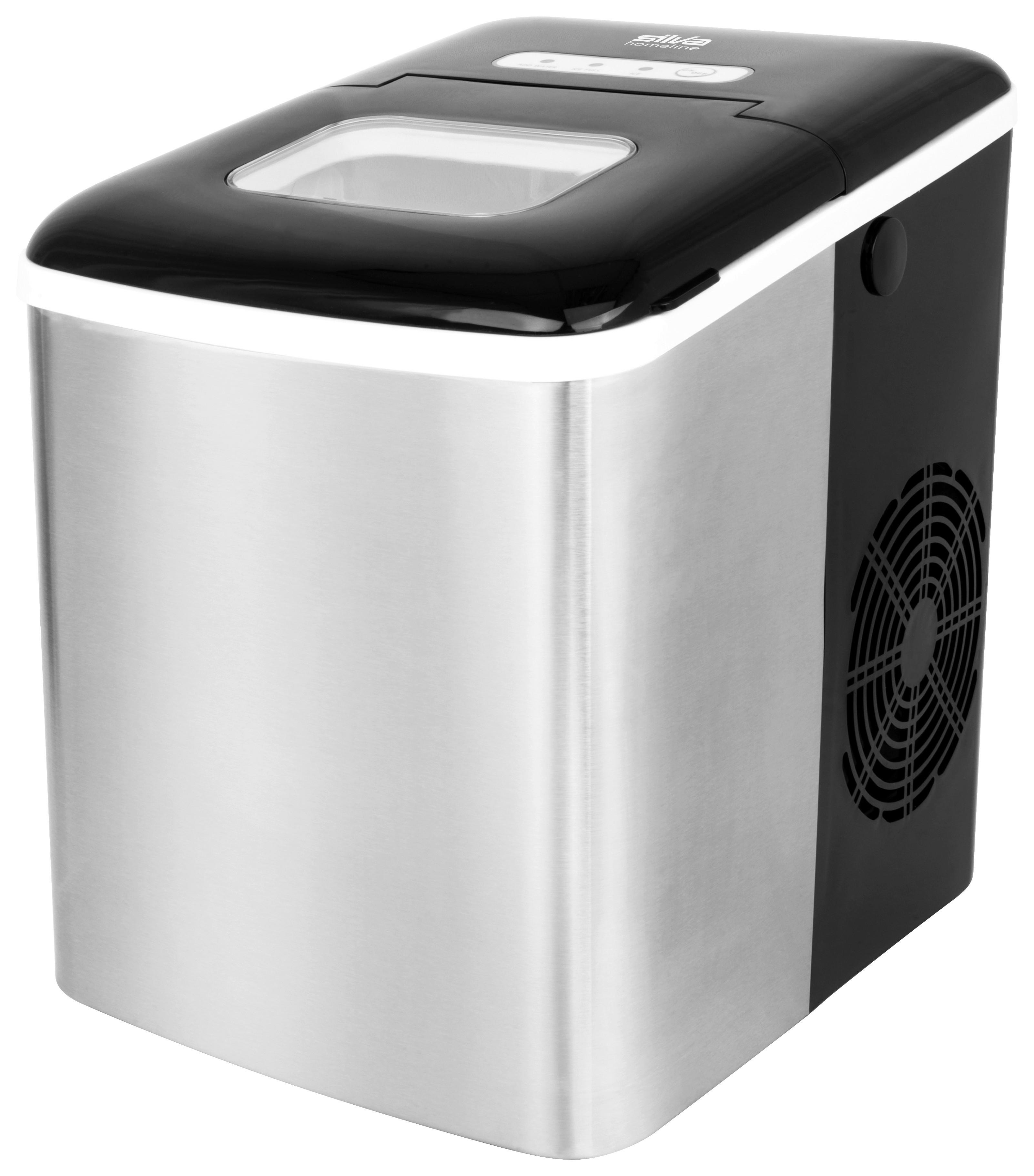 Eiswürfelmaschine Ewm 1200 - Edelstahlfarben/Schwarz, Basics, Kunststoff (22.6/32.7/31.2cm)