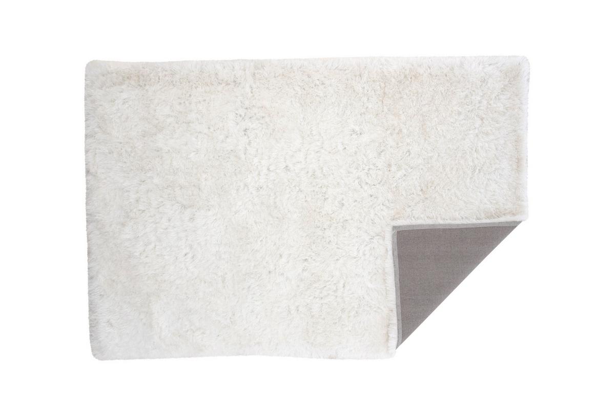 Hochflorteppich Weiß Grace 200x300 cm - Weiß, LIFESTYLE, Textil (200/300cm) - P & B