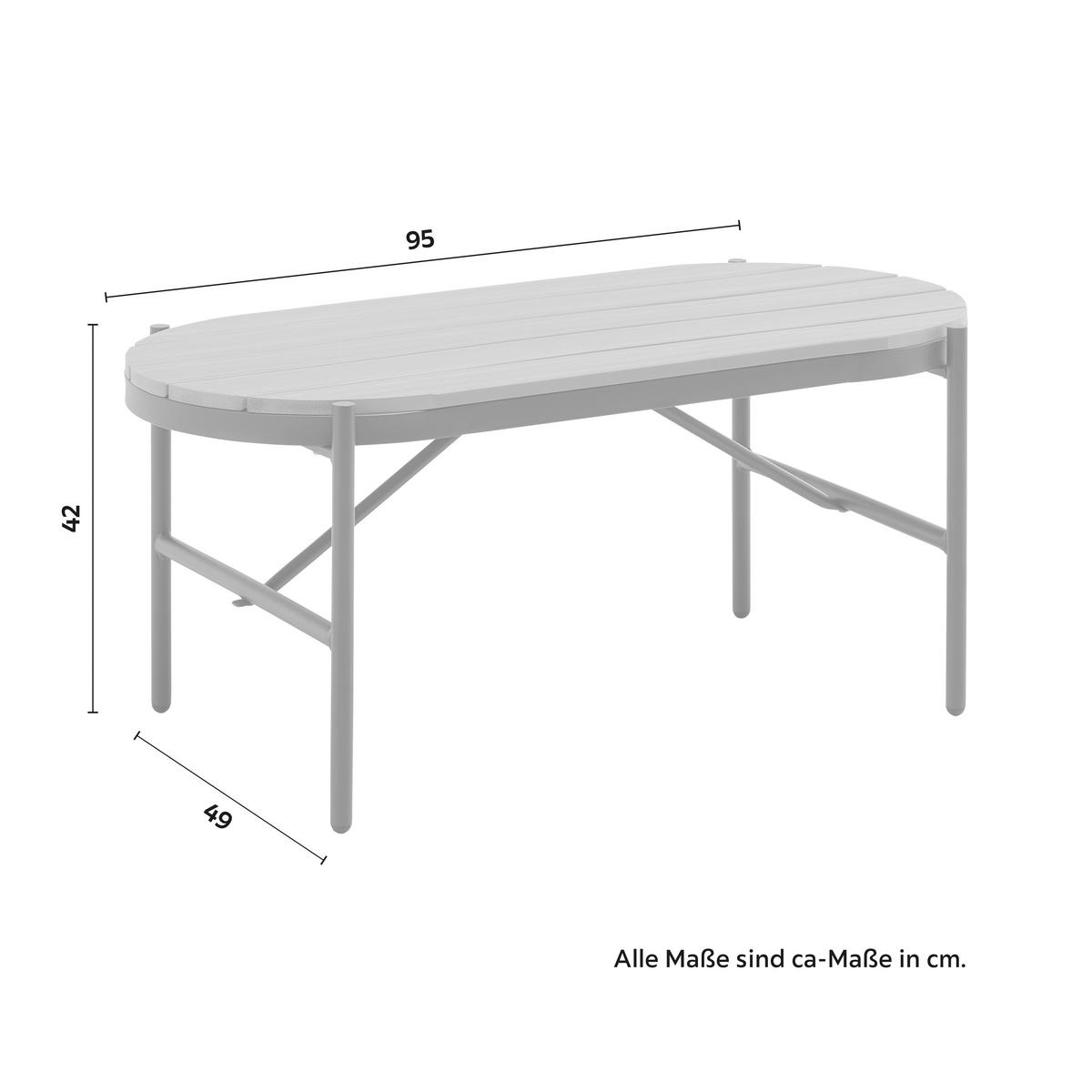 Zahradní sedací souprava ZOPHIA - šedá/černá, Moderní, kov/textil (294/68/77cm) - Bessagi Garden