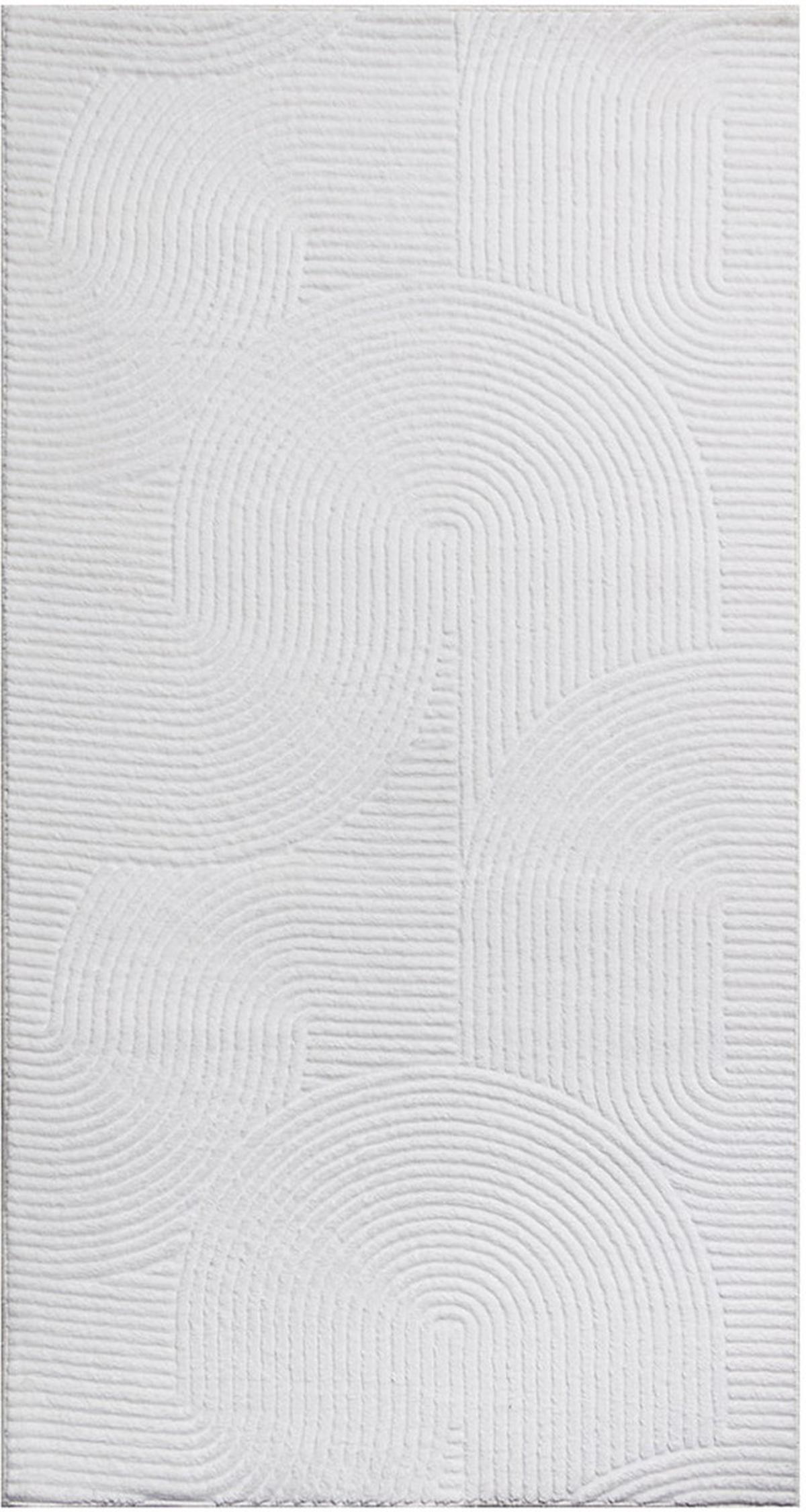 Läufer Stilo - Weiß, KONVENTIONELL, Textil (80/300cm)