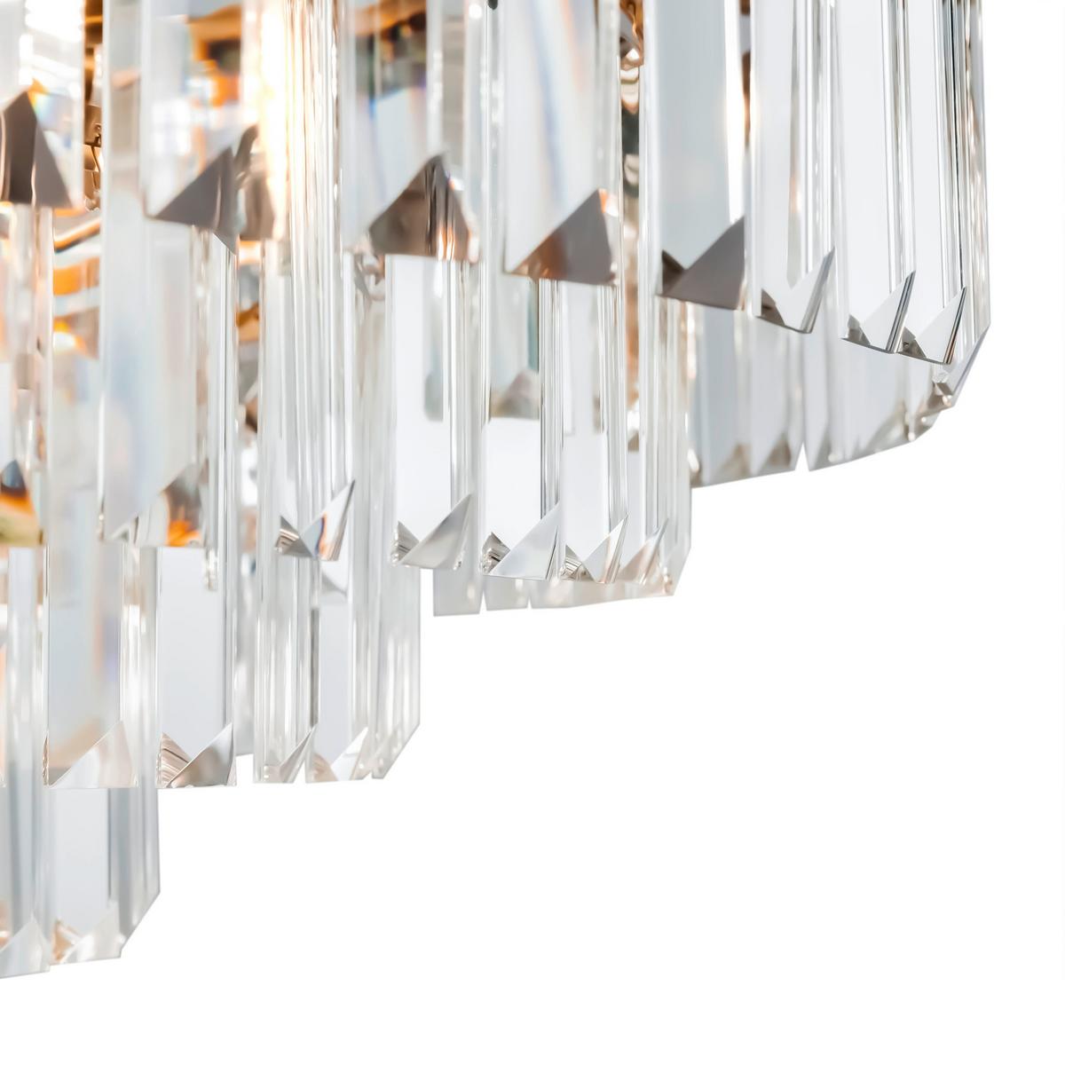 Kronleuchter Revero - Messingfarben, Trend, Glas/Metall (70/70/45cm) - MAYTONI