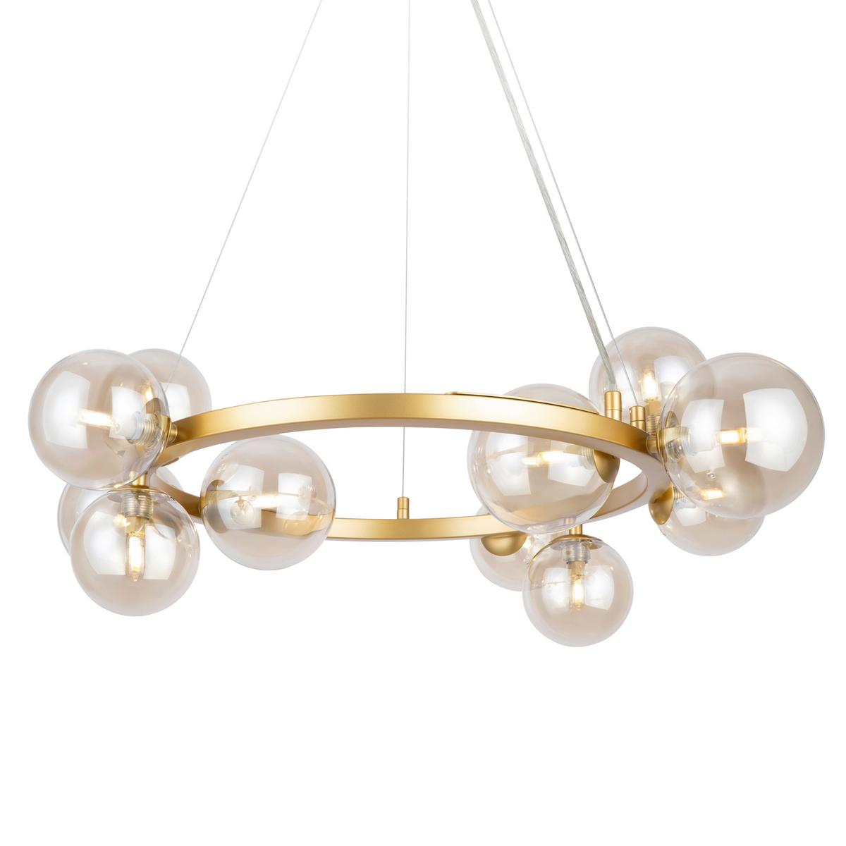 Pendelleuchte Dallas - Goldfarben, Basics, Glas/Metall (25/137/67cm) - MAYTONI