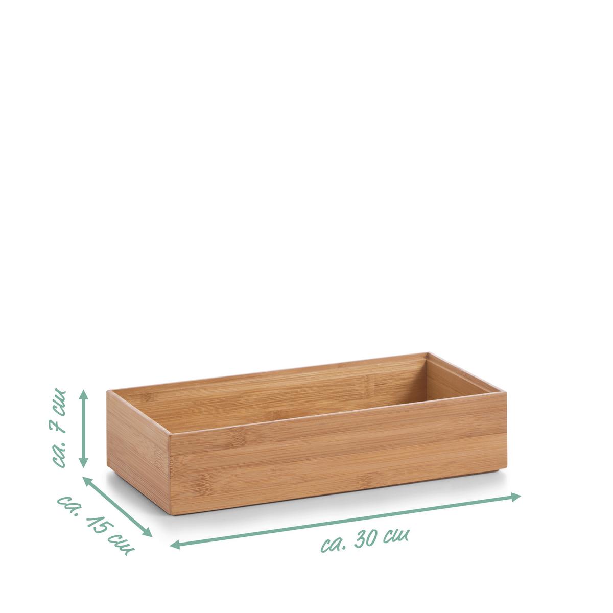 AUFBEWAHRUNGSBOXEN-SET BxHxT: ca. 40x27x23 cm - Naturfarben, Basics, Naturmaterialien (40/26,5/23cm) - Zeller Present