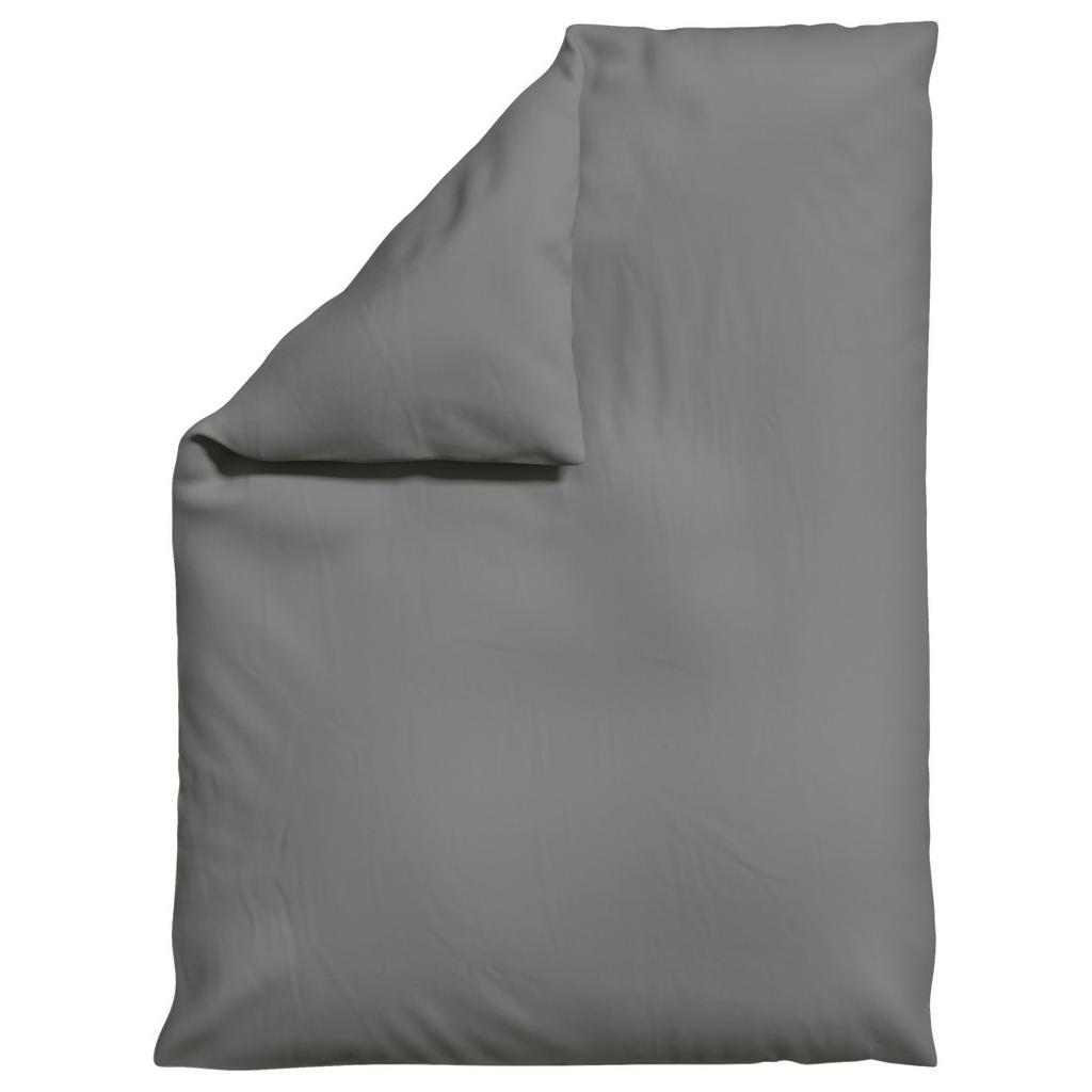 Bettdeckenbezug Knitted Jersey 155x220 cm Grau