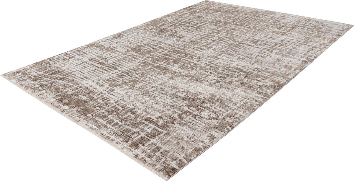 Webteppich My Bella - Taupe, Design, Textil (120/170cm) - Obsession