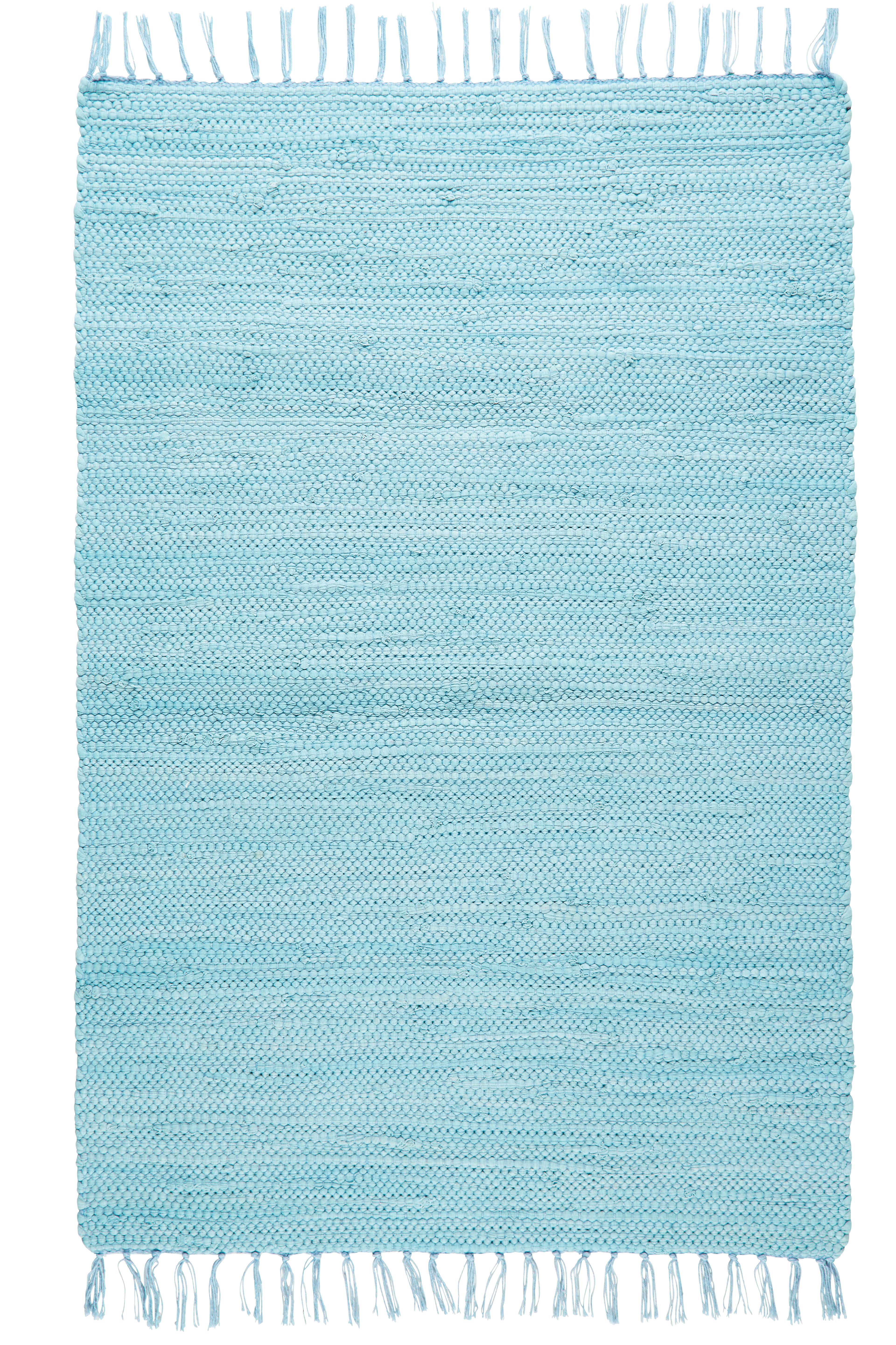 Hadrový Koberec Julia 3, 70/230cm, Sv.modrá - světle modrá, Romantický / Rustikální, textil (70/230cm) - Modern Living