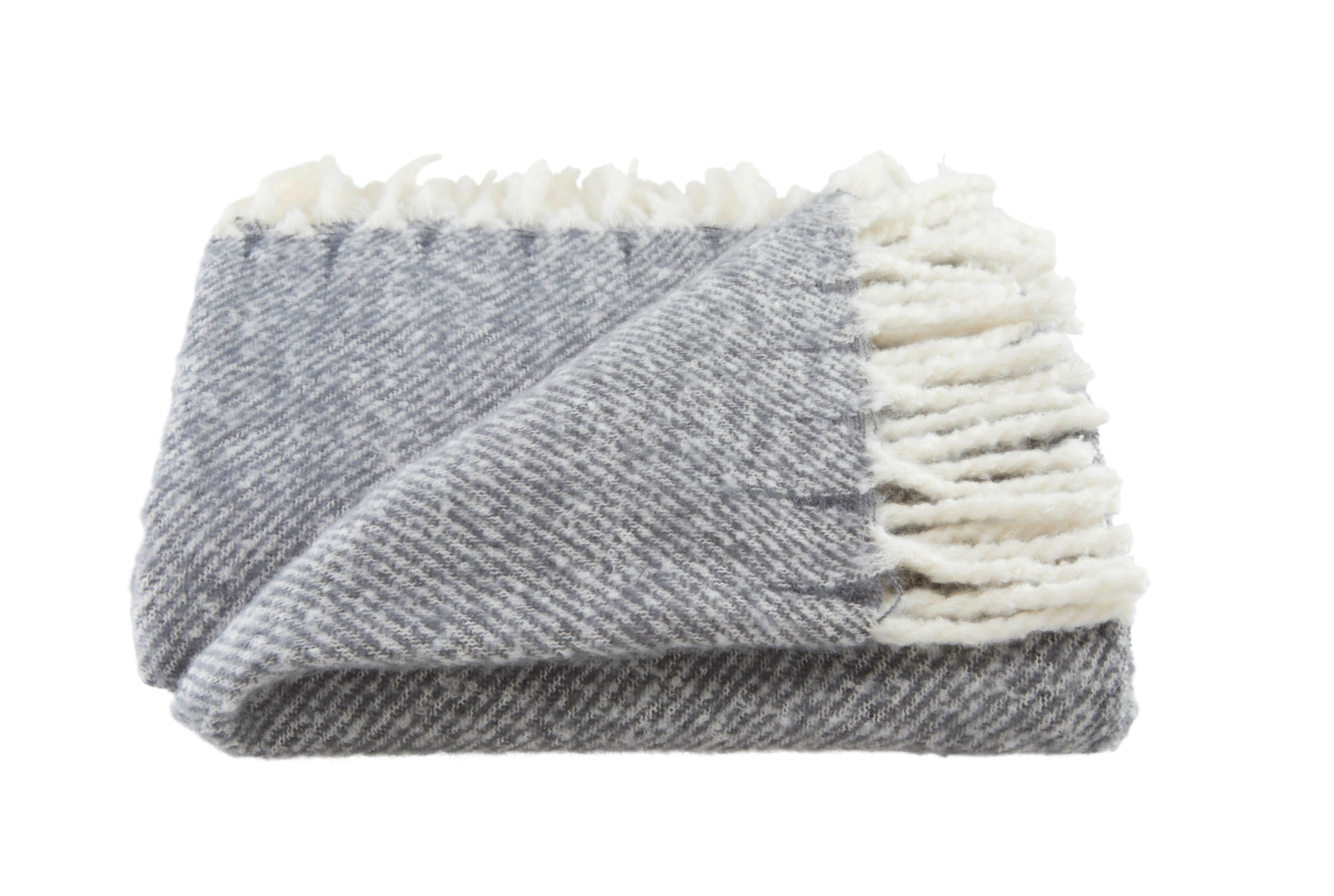 Kuscheldecke Ilka - Anthrazit, MODERN, Textil (150/200cm) - Luca Bessoni