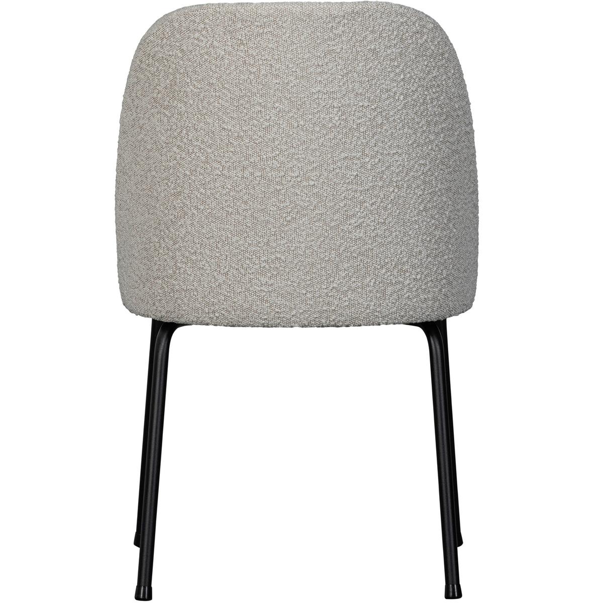 Stuhl-Set Vogue Naturfarben B: 50cm - Schwarz/Naturfarben, MODERN, Textil/Metall (50/83/57cm) - Livetastic
