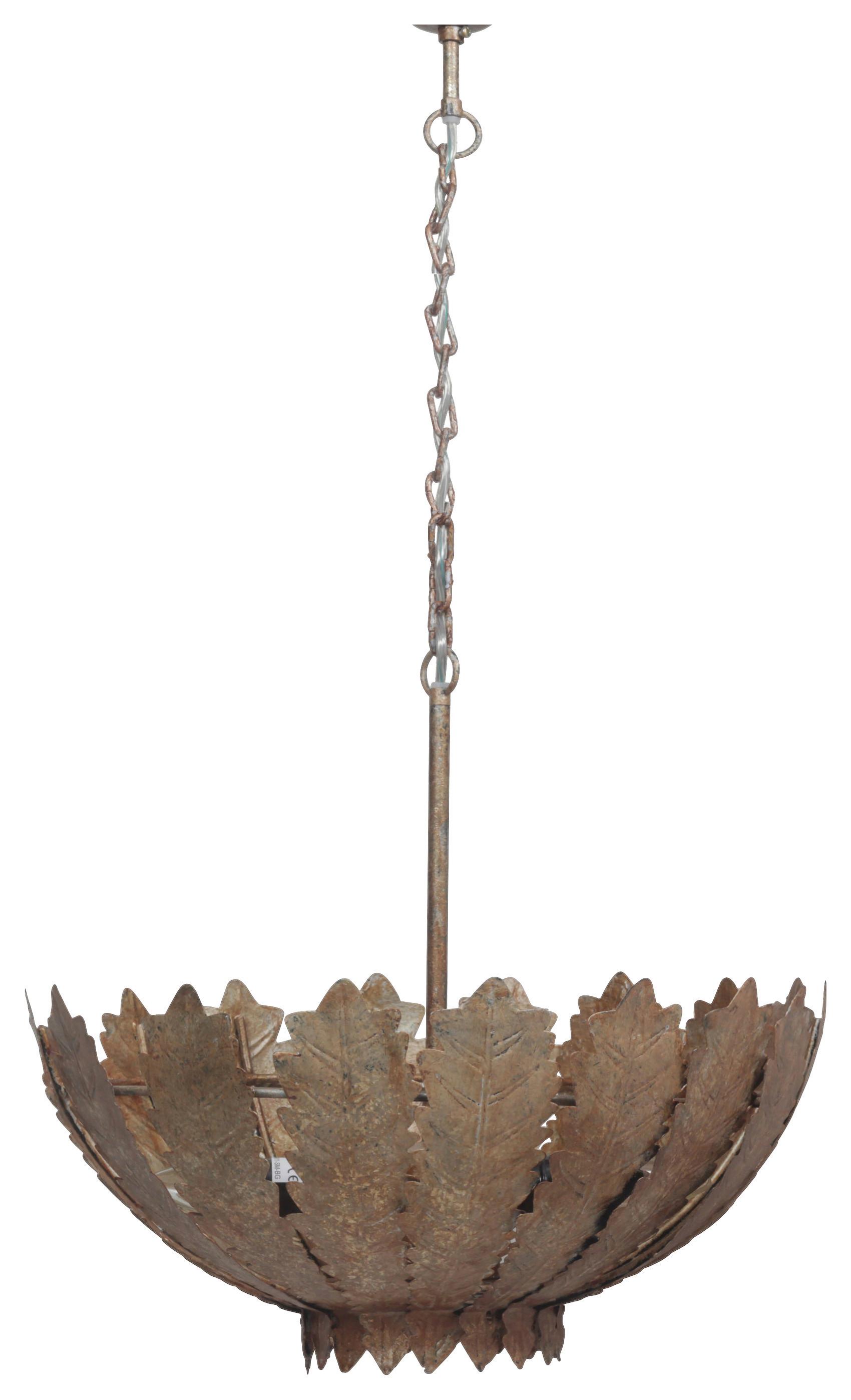 Hängeleuchte Kronlamper Fly Through Gold Ii - Goldfarben, Trend, Metall (71/81cm) - Kayoom