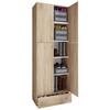 Drehtürenschrank Mit Schubladen 70cm Lona - Sonoma Eiche, MODERN, Holzwerkstoff (70/200/39cm) - MID.YOU