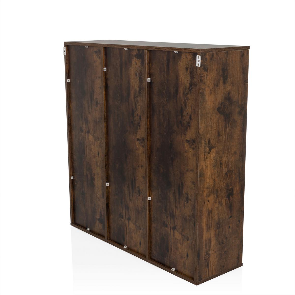 Regal Bjorke Eichefarben B: 97,5 cm - Eichefarben, MODERN, Holz (97,5/100/30cm) - MID.YOU
