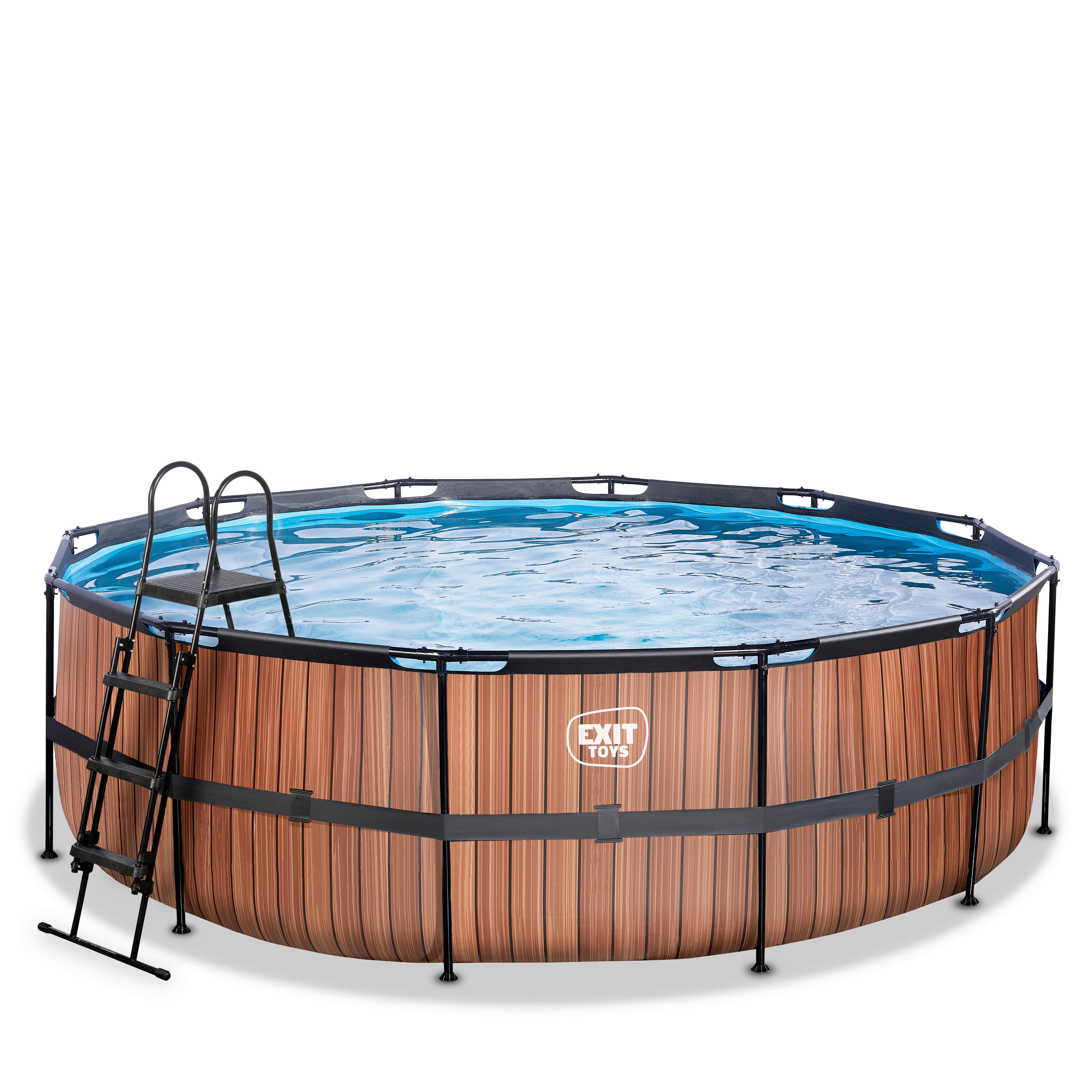 Pool-Set Braun, D/H: 450x122cm