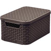 Kosár És Tető Sötétbarna - barna, Konventionell, műanyag (19,8/14,2/29,1cm) - Curver