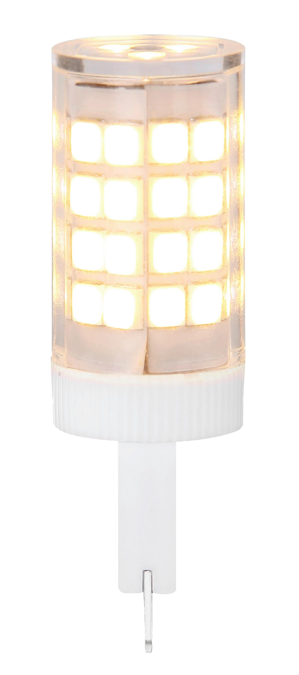 LED-Tischleuchte 56140-4t - Opal/Nickelfarben, KONVENTIONELL, Glas/Kunststoff (27/23cm) - Globo