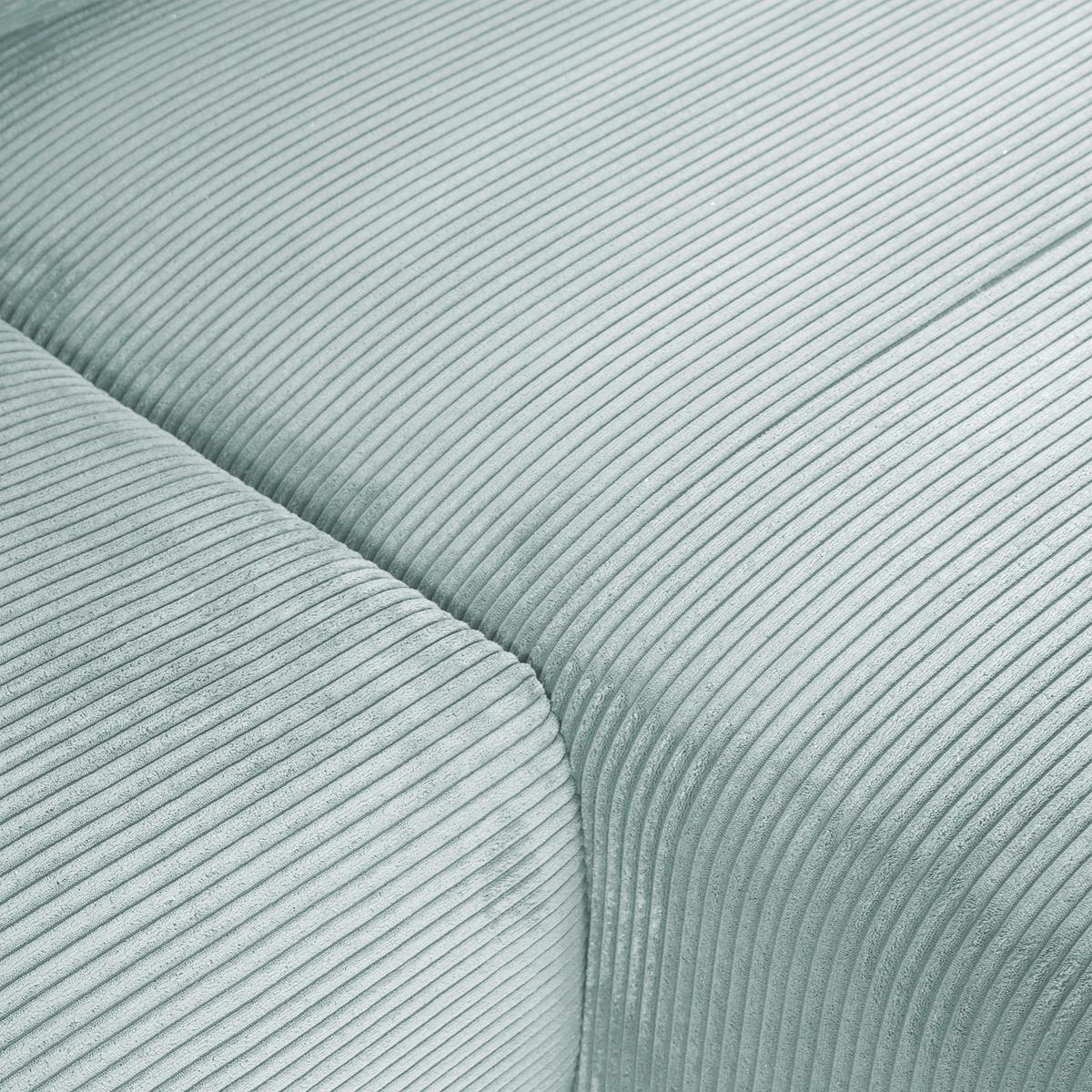 Ecksofa Cuty Mintgrün S: 266x180 cm - Schwarz/Mintgrün, KONVENTIONELL, Textil (266/180cm) - MID.YOU
