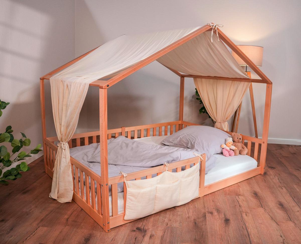 Baldachin Creme, B/l: 120-140x200cm - Creme, Basics, Textil (120-140/200cm) - tiSsi