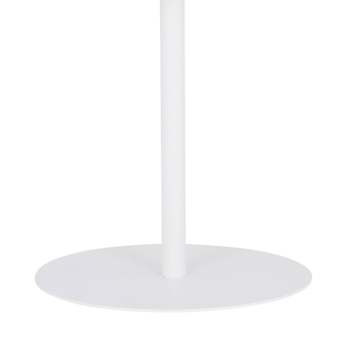 Beistelltisch Wien Weiß Wien - Weiß, Design, Metall (40/45/40cm) - P & B