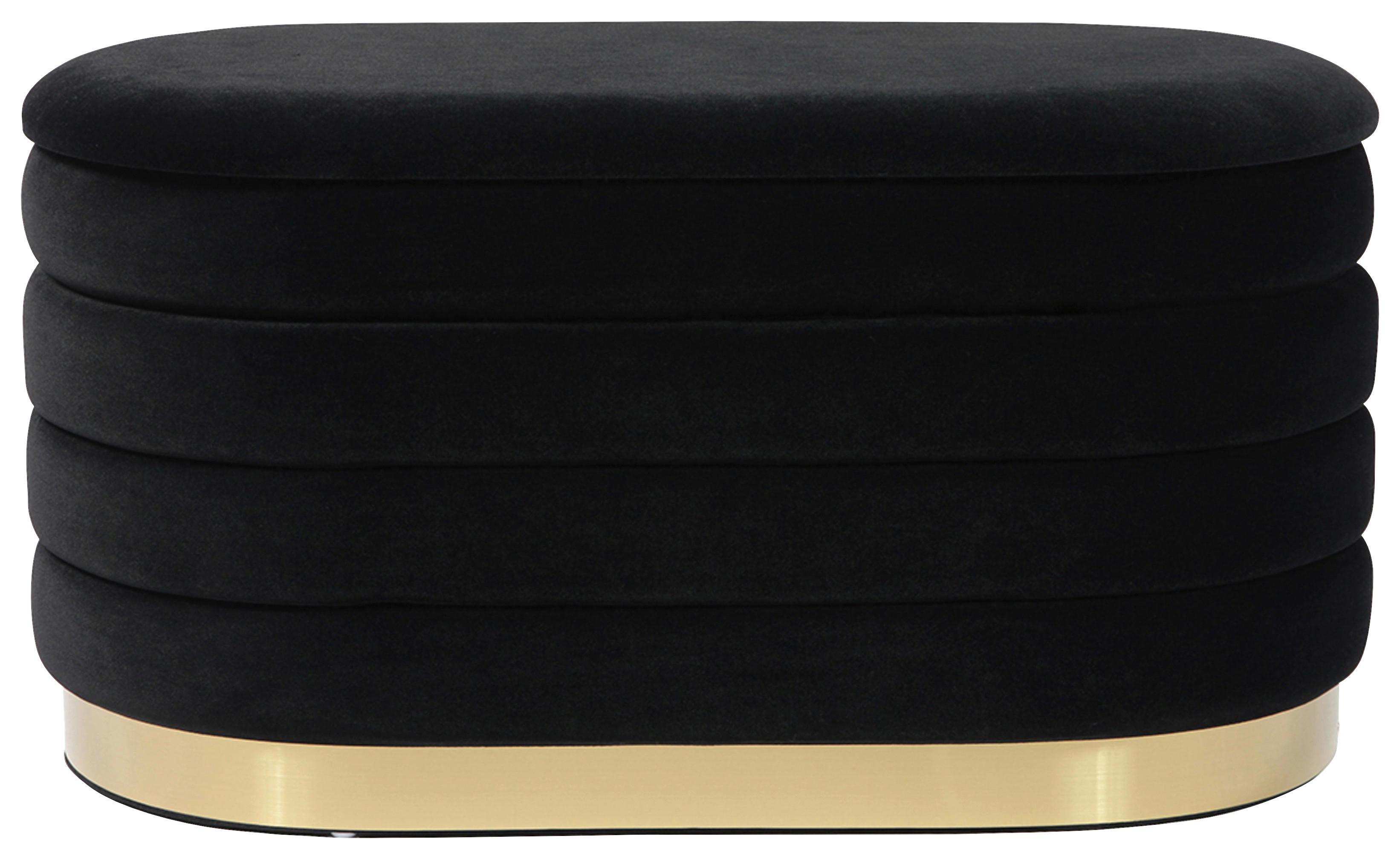 Truhenbank Aiden 100 Schwarz
