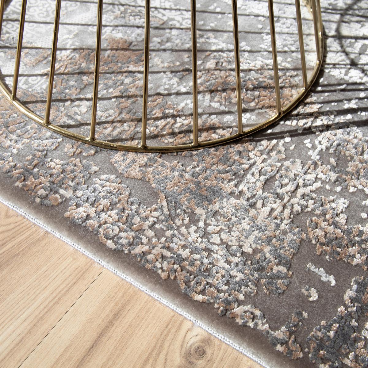 Webteppich Taupe My Jewel Of Obsession 120x170 Cm - Taupe, KONVENTIONELL, Textil (120/170cm) - Obsession