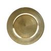 Dekoračný tanier TOUCH OF GOLD - zlatá, Lifestyle, plast (33cm)
