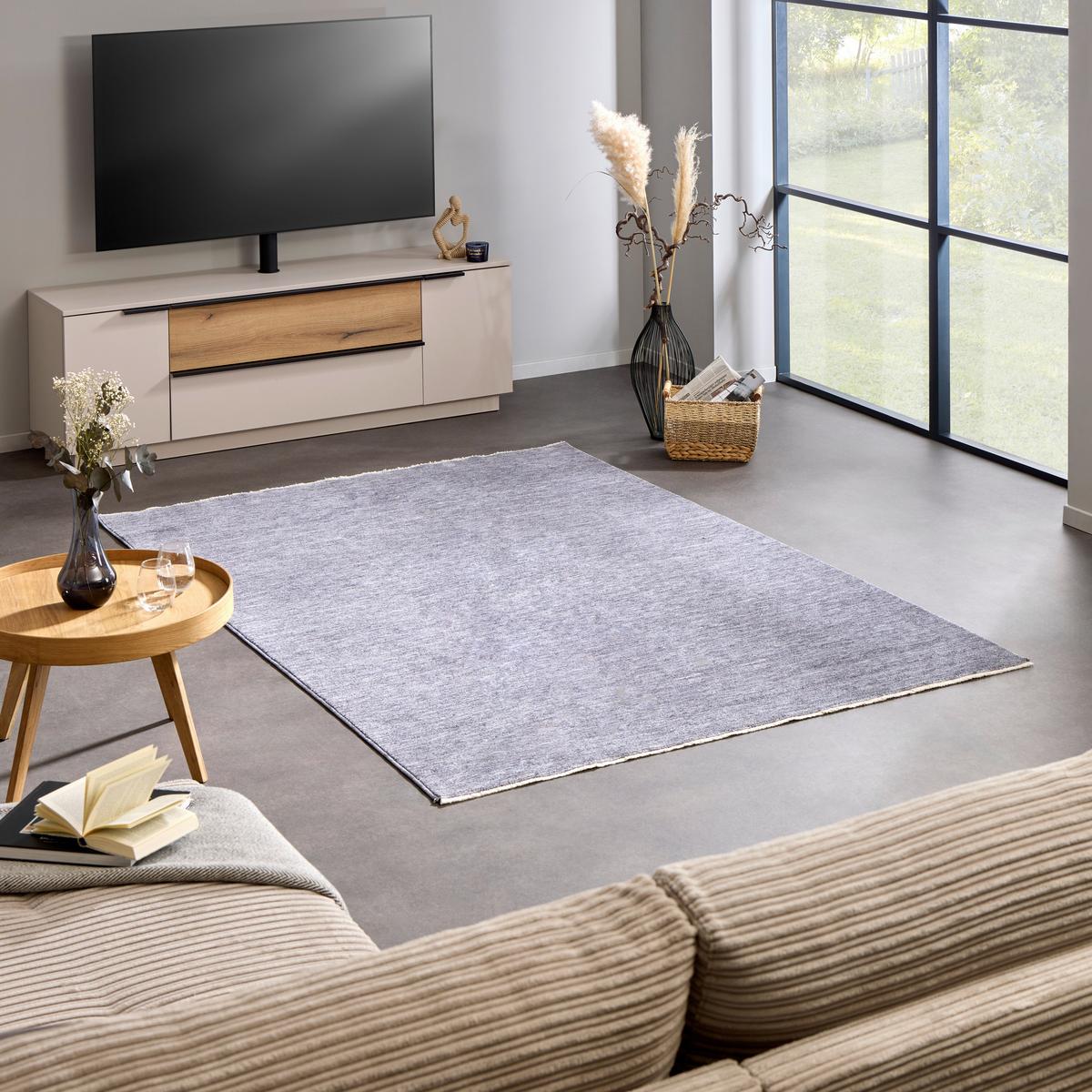 Szőtt Szőnyeg Kaya Kb. 120/160cm - kék, Romantik / Landhaus, textil (120/160cm) - James Wood