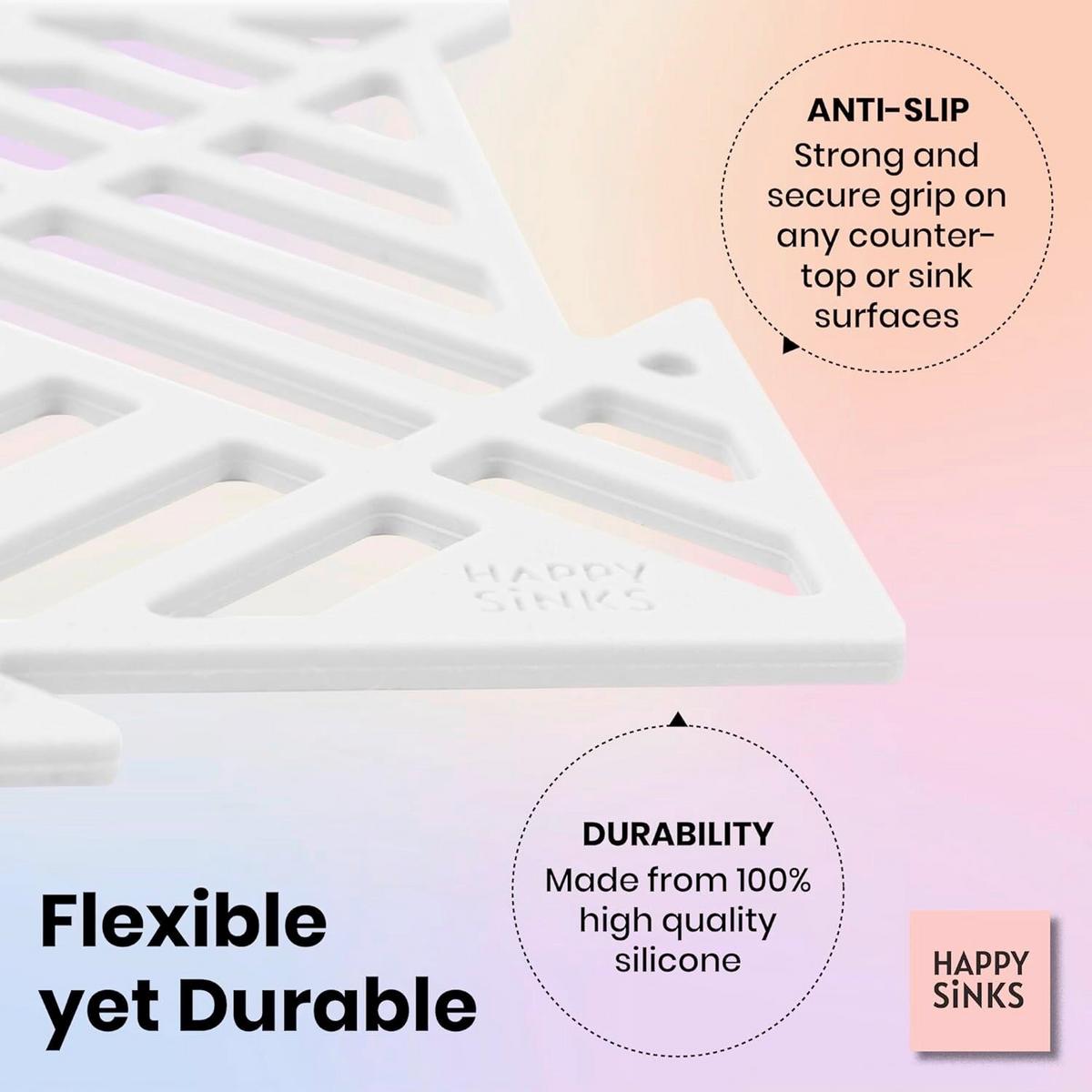 Spülbeckeneinlage Softmatt, Weiß - Weiß, Basics, Kunststoff (16/16cm) - HAPPY SINKS