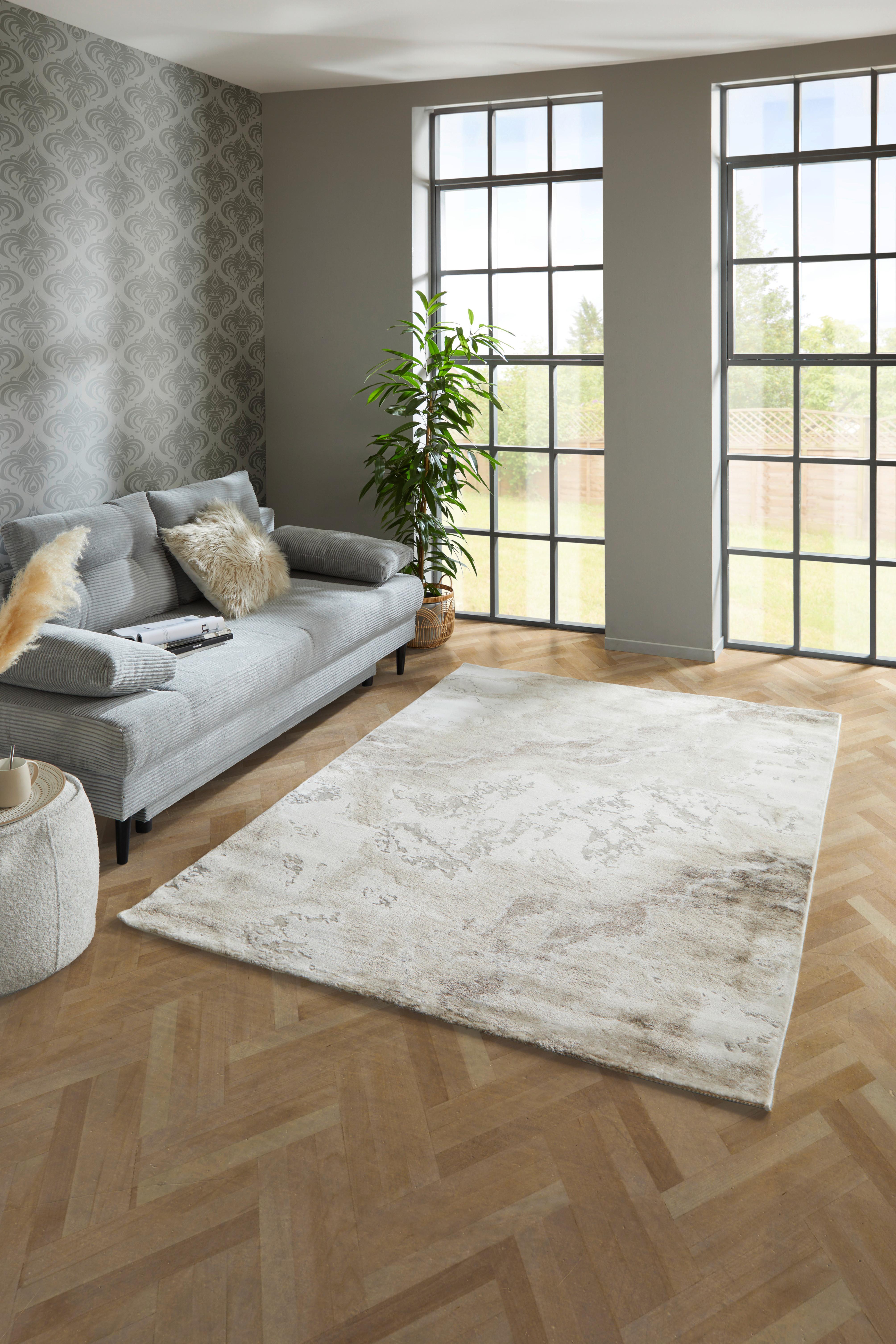 Webteppich Beige Chrishell 160x230 cm - Beige, Basics, Textil (160/230cm) - James Wood