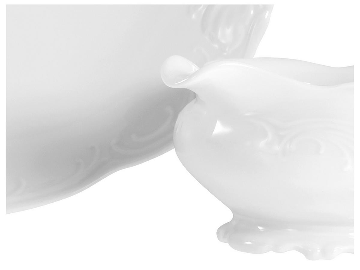 Kombiservice Frederike Weiss Porzellan, 3-teilig - Weiß, Basics, Keramik - Creatable